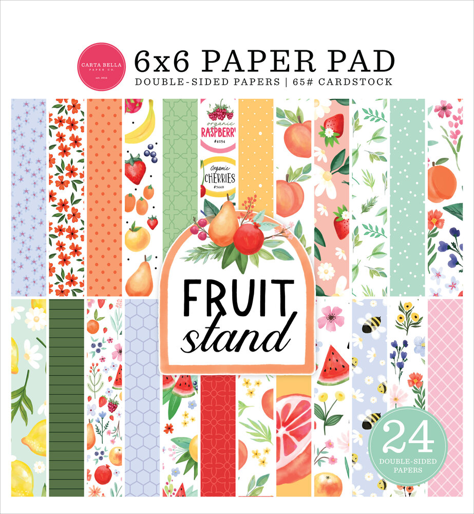 Fruit Stand - Paper Pad 15,2 x 15,2 cm von Carta