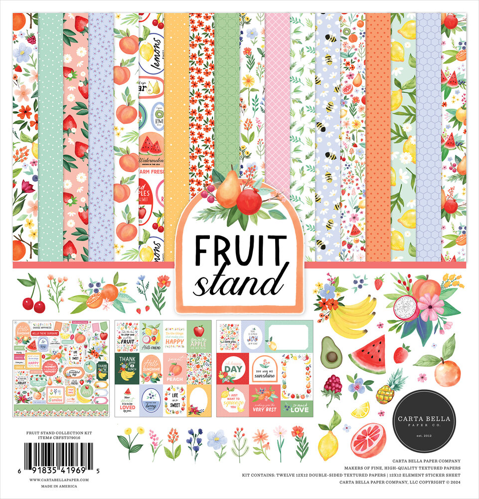 Fruit Stand - Collection Paper Pack von Carta Bell