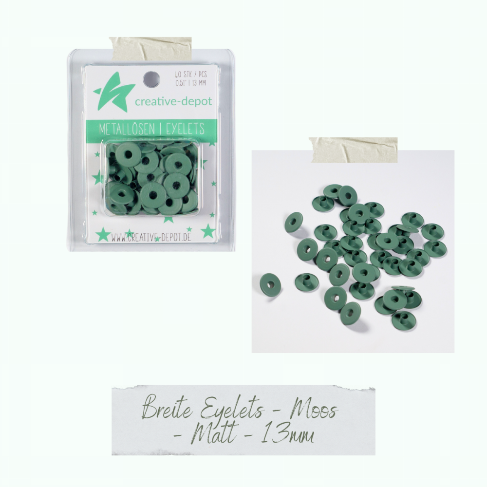 CD Breite Eyelets - Moos - matt