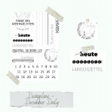 CD Stempelset - Designlinie - December Daily