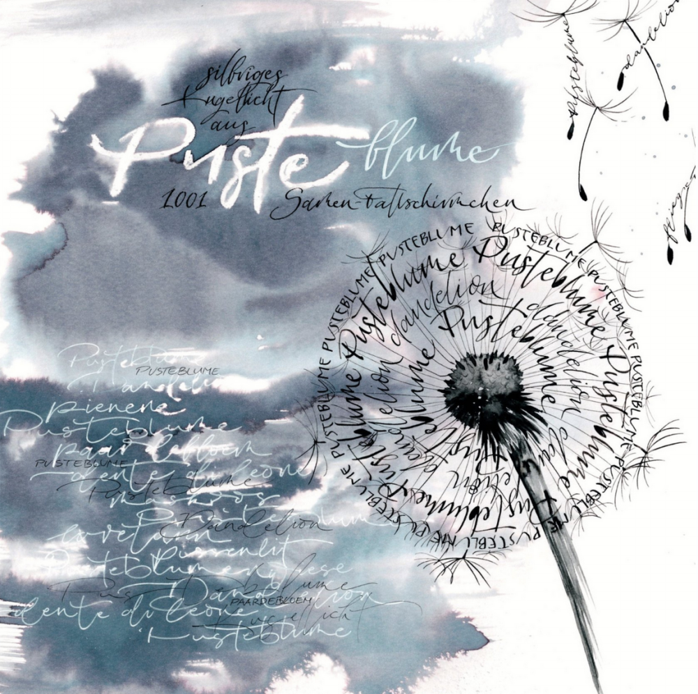 CD Designpapier - Designlinie Pusteblume I