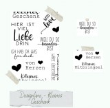 CD Stempelset - Designlinie Kleines Geschenk