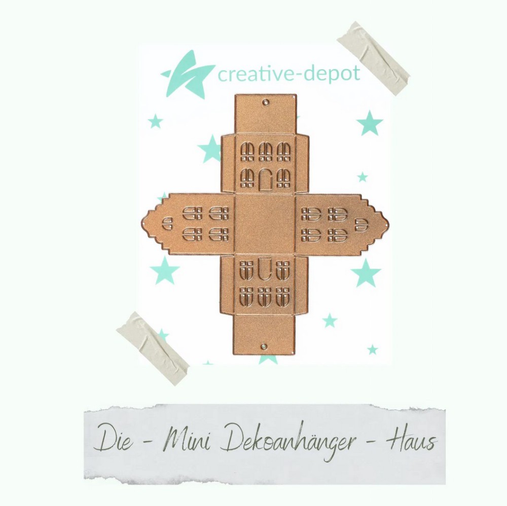 CD Die - Mini Dekoanhänger Haus