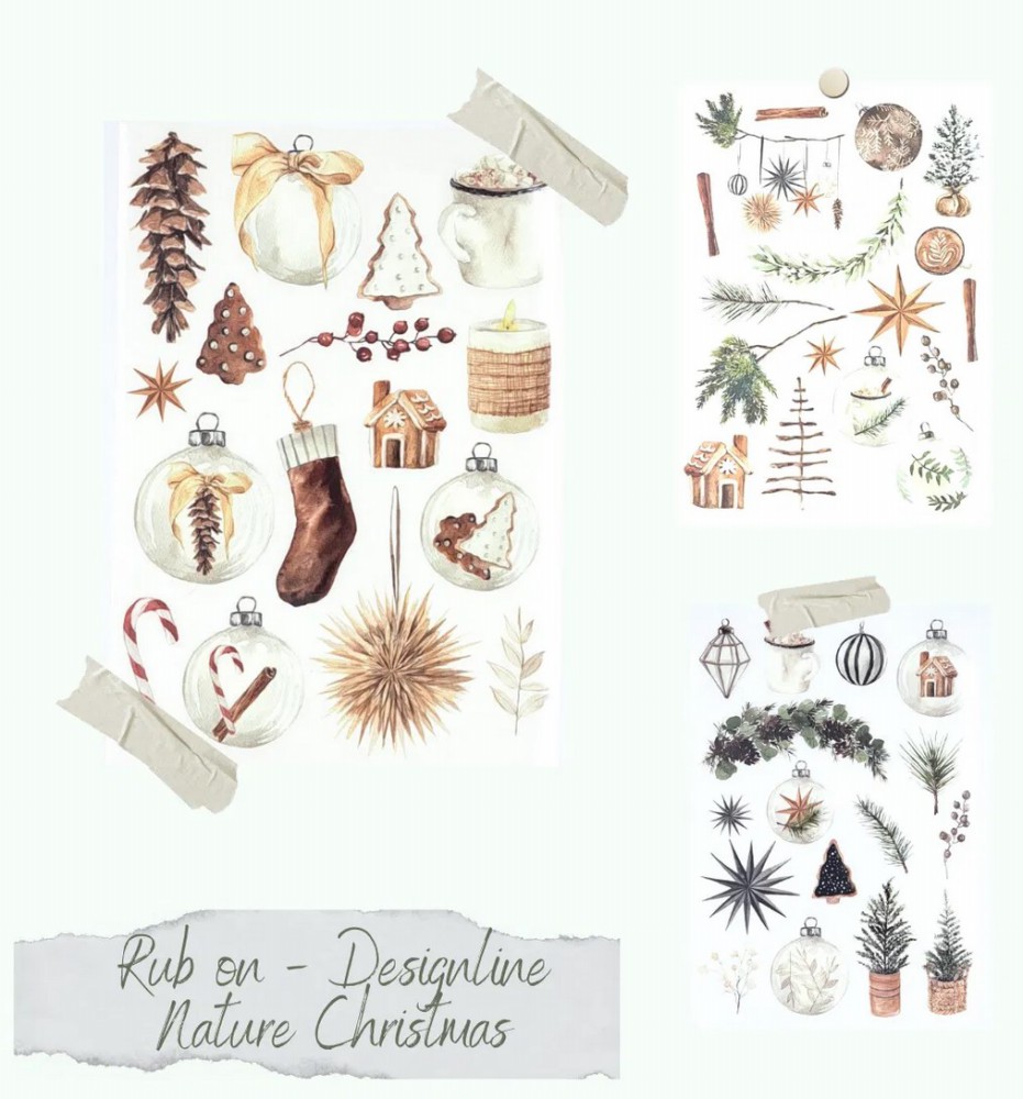 Rub-Ons Nature Christmas A5 von Creative Dep