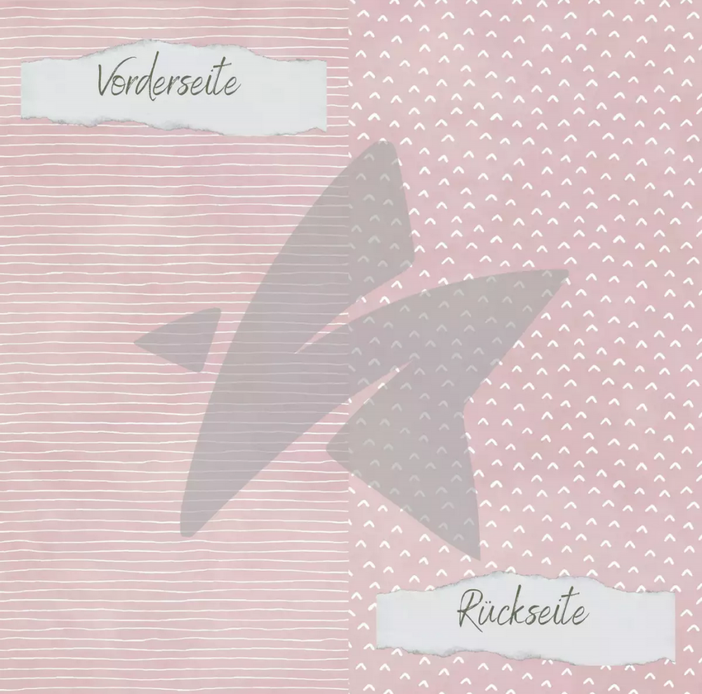 CD Designpapier - Basic Blush Doodle Dächer STreif