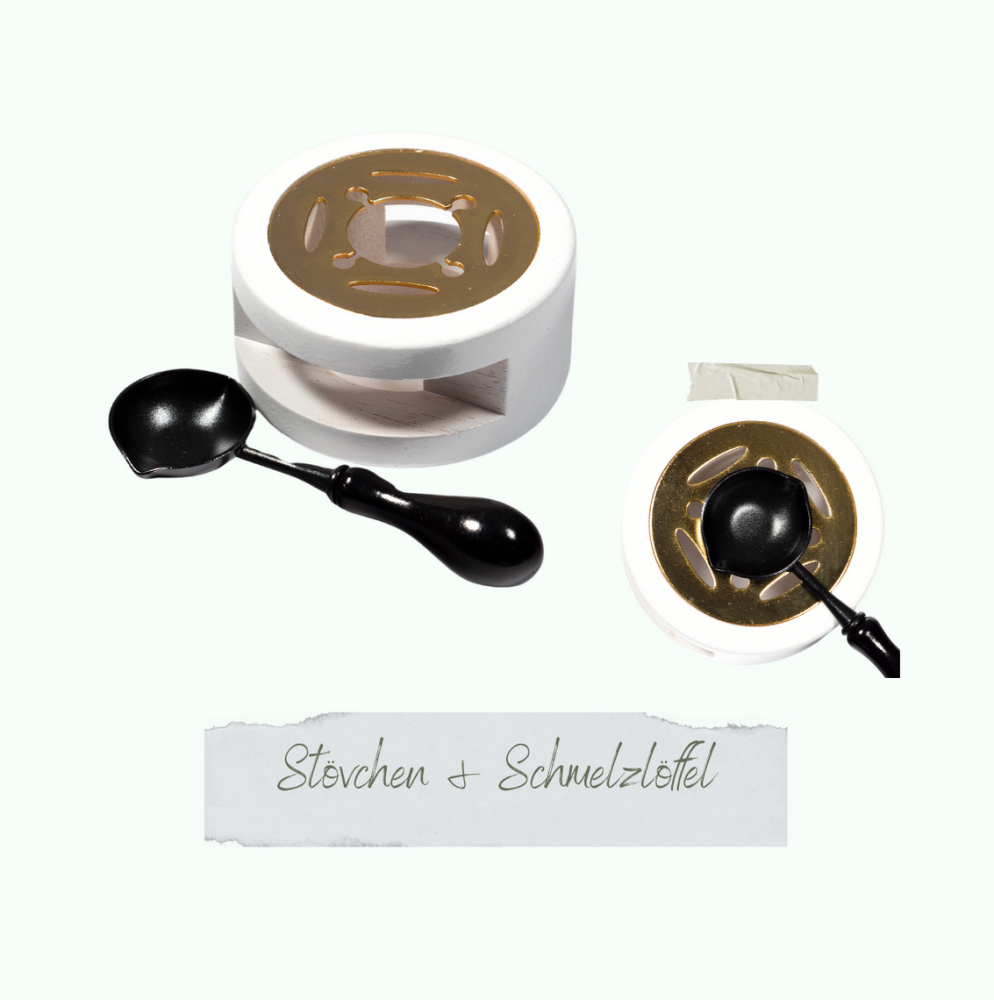 CD Stövchen + Schmelzlöffel Siegelliebe