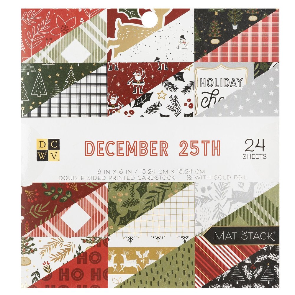 December 25th - Paper Pad 15,2x15,2 von DCWV