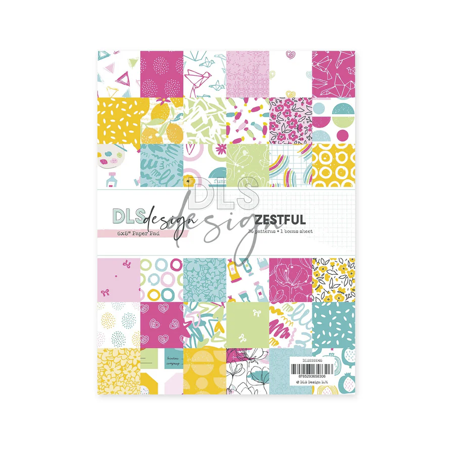 Zestful Patterned Paper Pad 15,2x20,3 cm von DLS