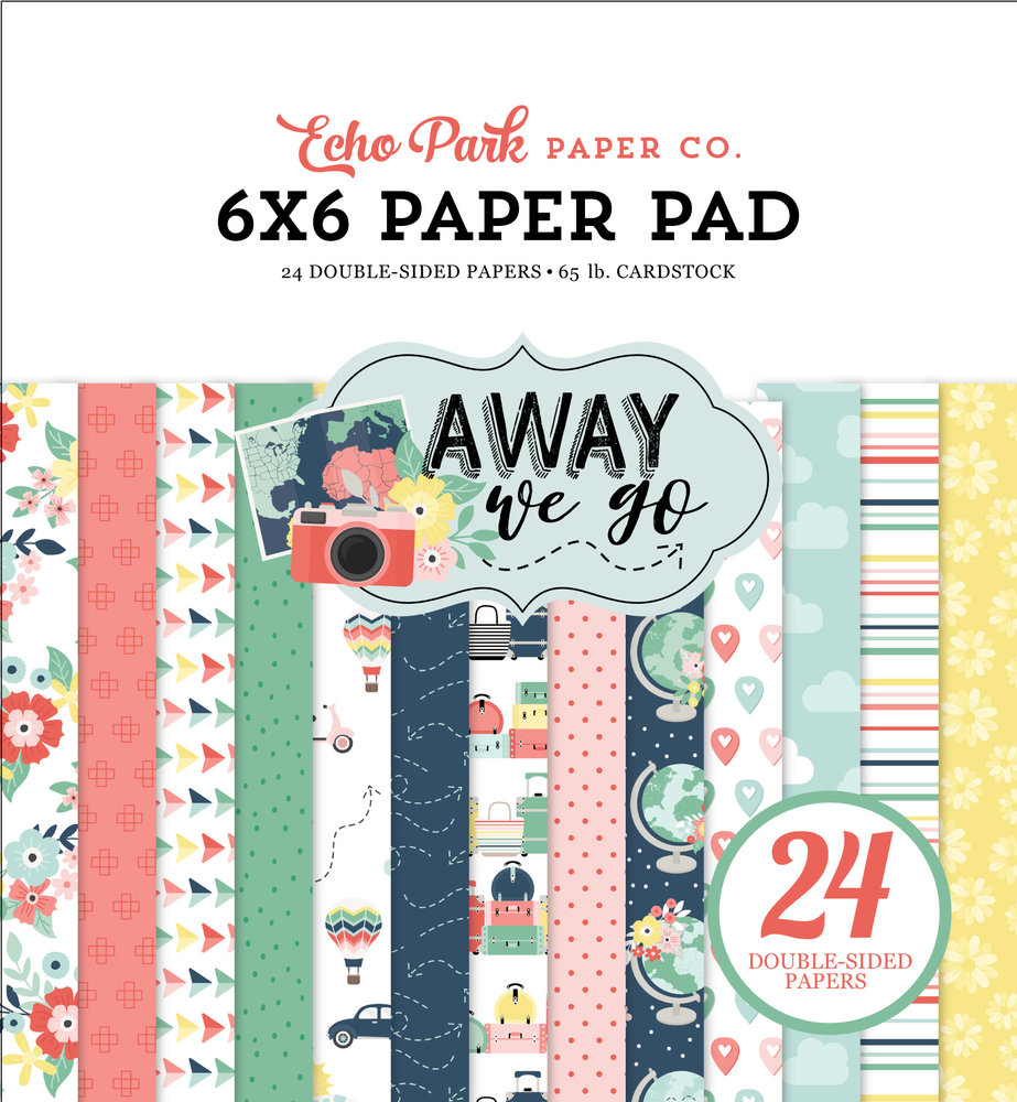 Away we Go - paper pad 15,2x15,2 cm - zum Schließen ins Bild klicken