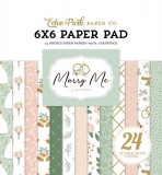 Marry Me Paper Pad 15,2 x 15,2 cm von Echo Park