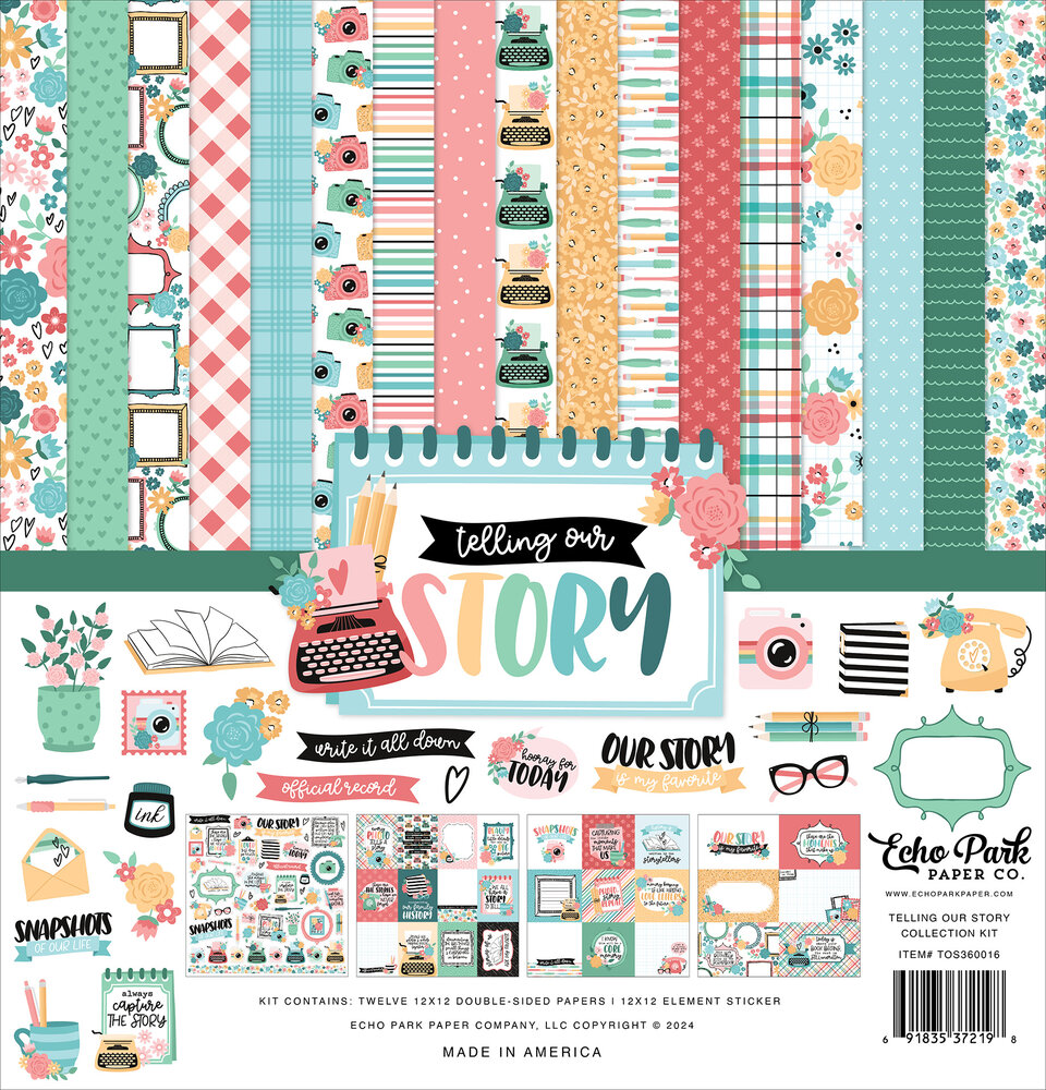 Telliing our Story - Collection Kit von Echo Park - zum Schließen ins Bild klicken