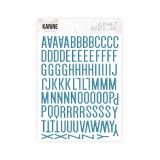 Carte Postale - Alphabet turquoise von Les Atelier