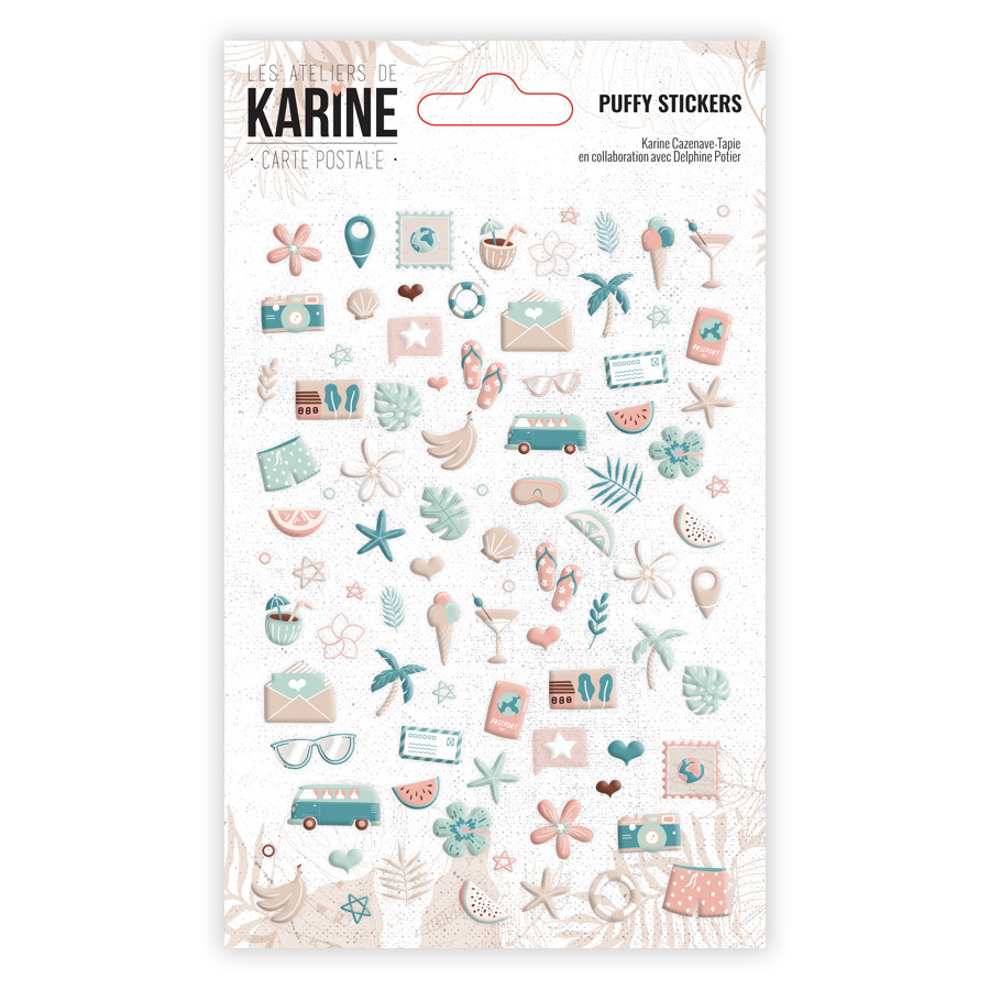 Carte Postale - Puffy Sticker von Les Ateliers de - zum Schließen ins Bild klicken