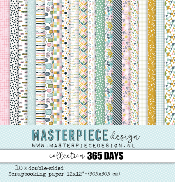 Masterpiece 365 days - Paper Pack 30,5x30,5 c - zum Schließen ins Bild klicken