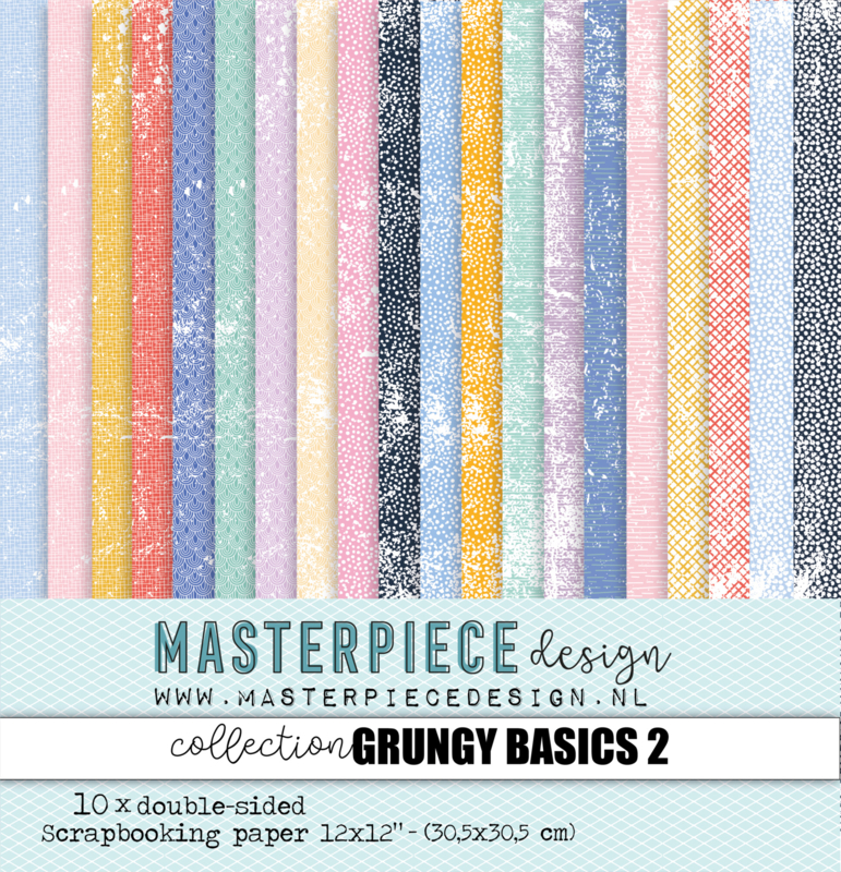 Masterpiece Grungy Basics #2 - Paper Pack 30,5x30 - zum Schließen ins Bild klicken