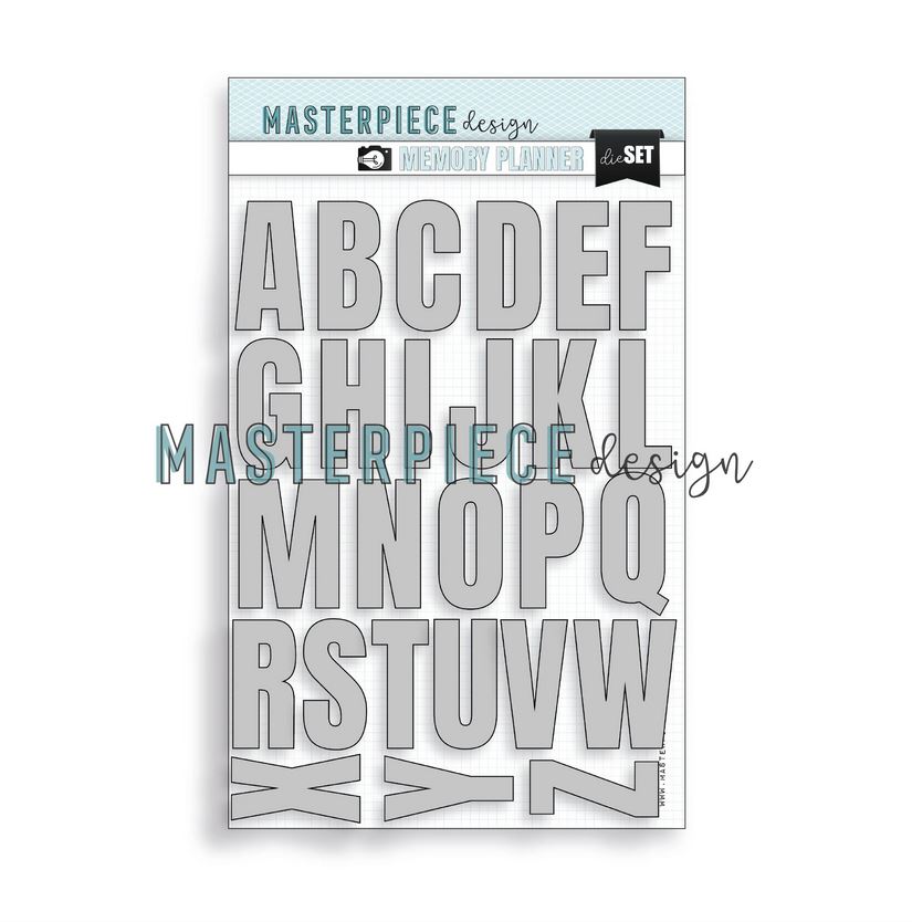 Masterpiece Memory Planner Big Letters Stanzschabl