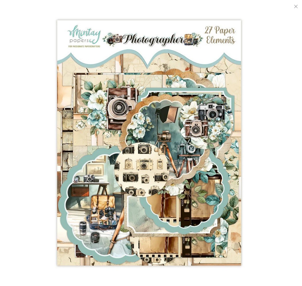 Photographer - Die Cuts / 27 Paper Elements - zum Schließen ins Bild klicken