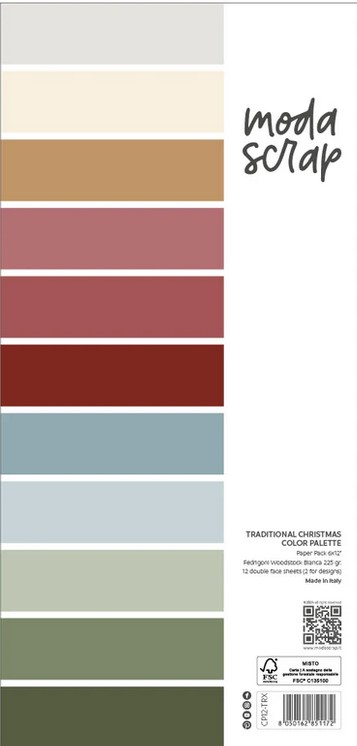 Traditional Christmas - Color Palette Pack 15,2x30