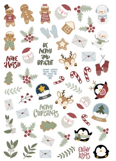 Modascrap Die Cuts - Traditional Chrismas