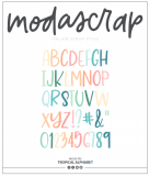 Modascrap Fustella - Tropical Alphabet