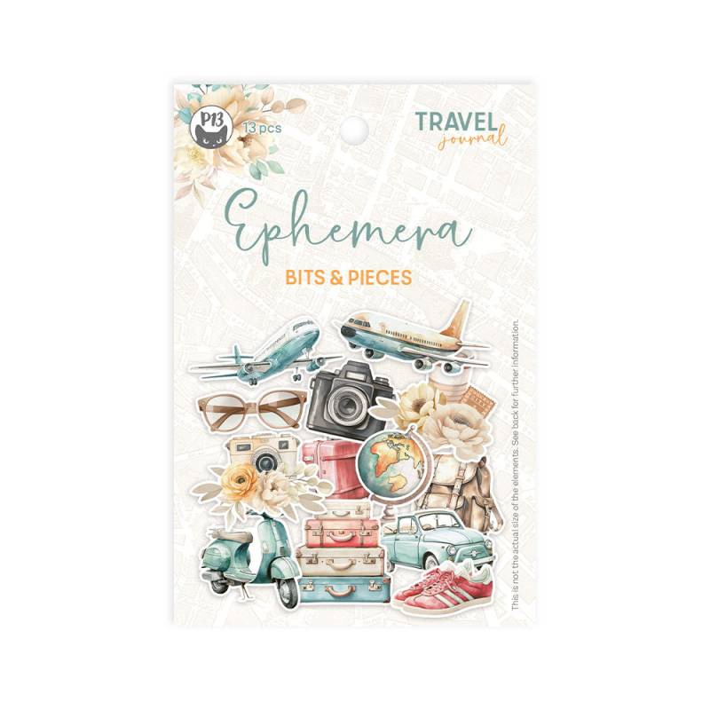 Travel Journal Ephemera Die Cuts Bits and Pieces - zum Schließen ins Bild klicken