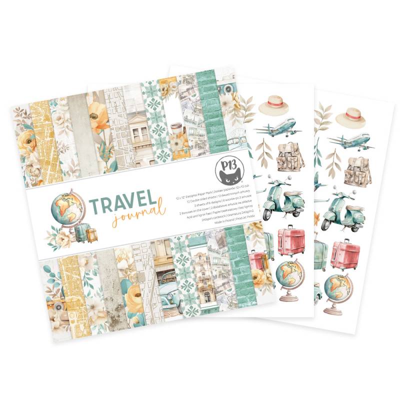 Travel Journal Paper Pad von P13 30,5x30,5 cm - zum Schließen ins Bild klicken