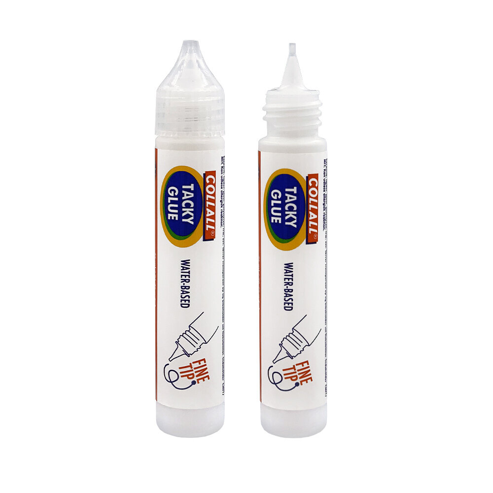 Collal Tacky Glue Pen - white - fine tip 25ml