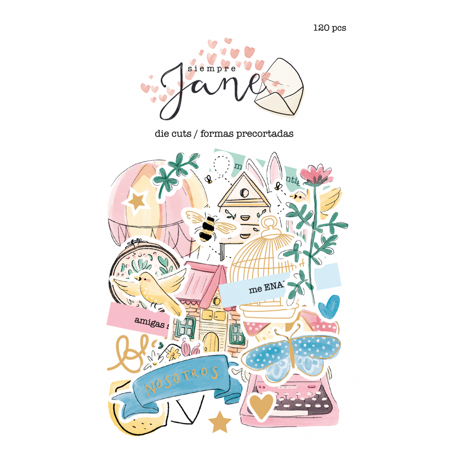 Siempre Jane - Die Cuts von BasicCrea