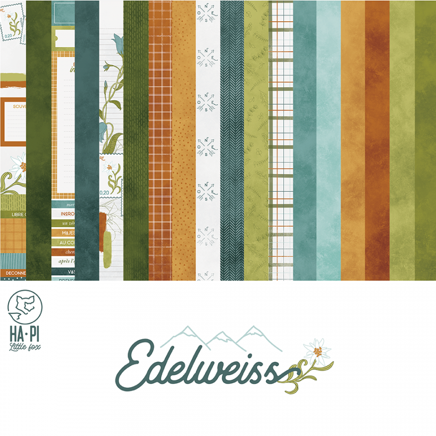 Edelweiss Collection von HaPi Little Fox 30,5x30,5 - zum Schließen ins Bild klicken