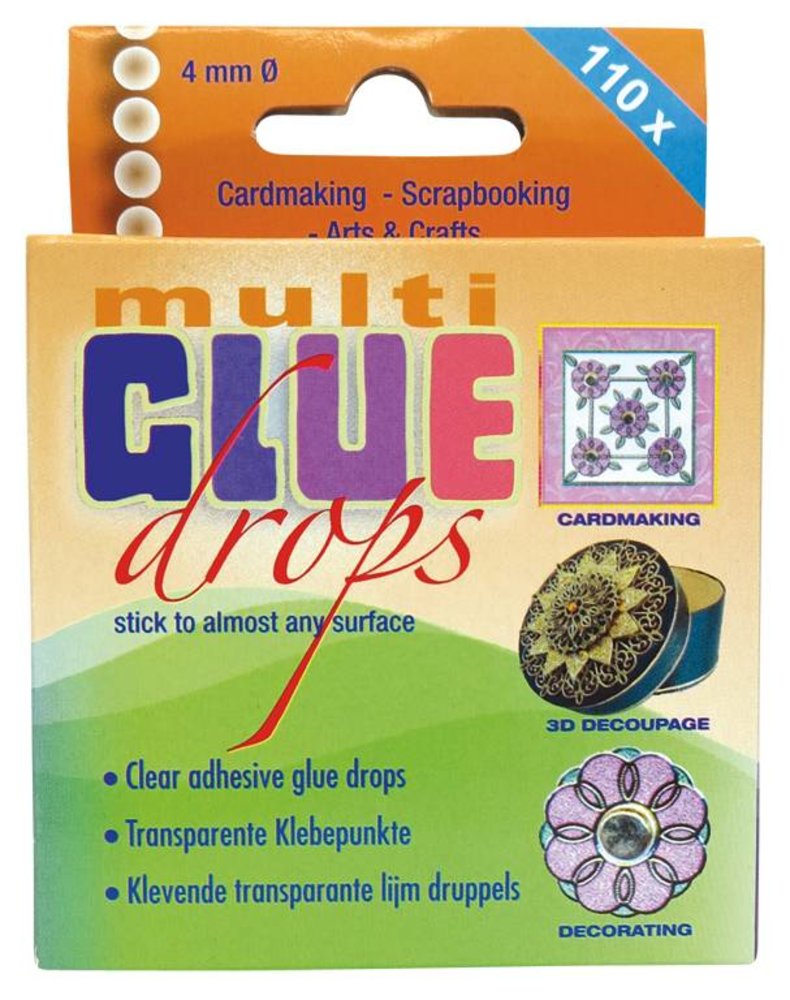 JeJe Multi Glue Drops 110 ST 4 mm - zum Schließen ins Bild klicken