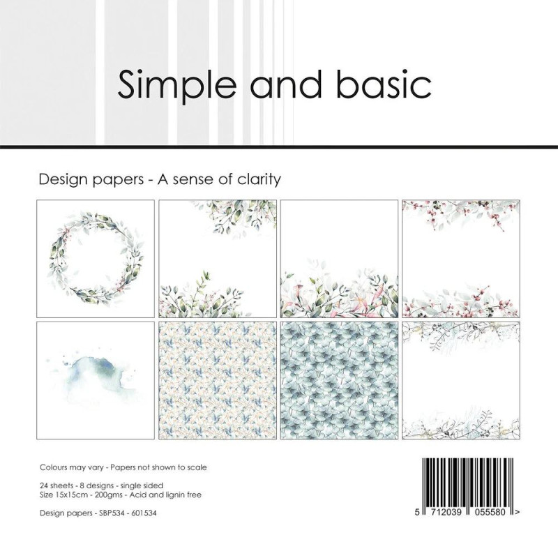 Simple and Basic - A Sense of Clarity Paper Pack 1 - zum Schließen ins Bild klicken