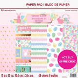 Spring & Hop - Paper Pad 30,5x30,5 cm