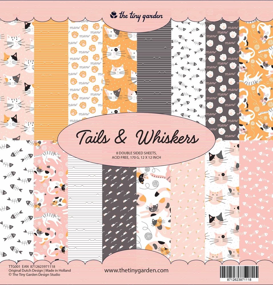 Tails & Whiskers Paper Pack von The Tiny Garden