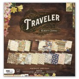 Traveler - Block mit 18 Papieren 30,5x30,5 cm