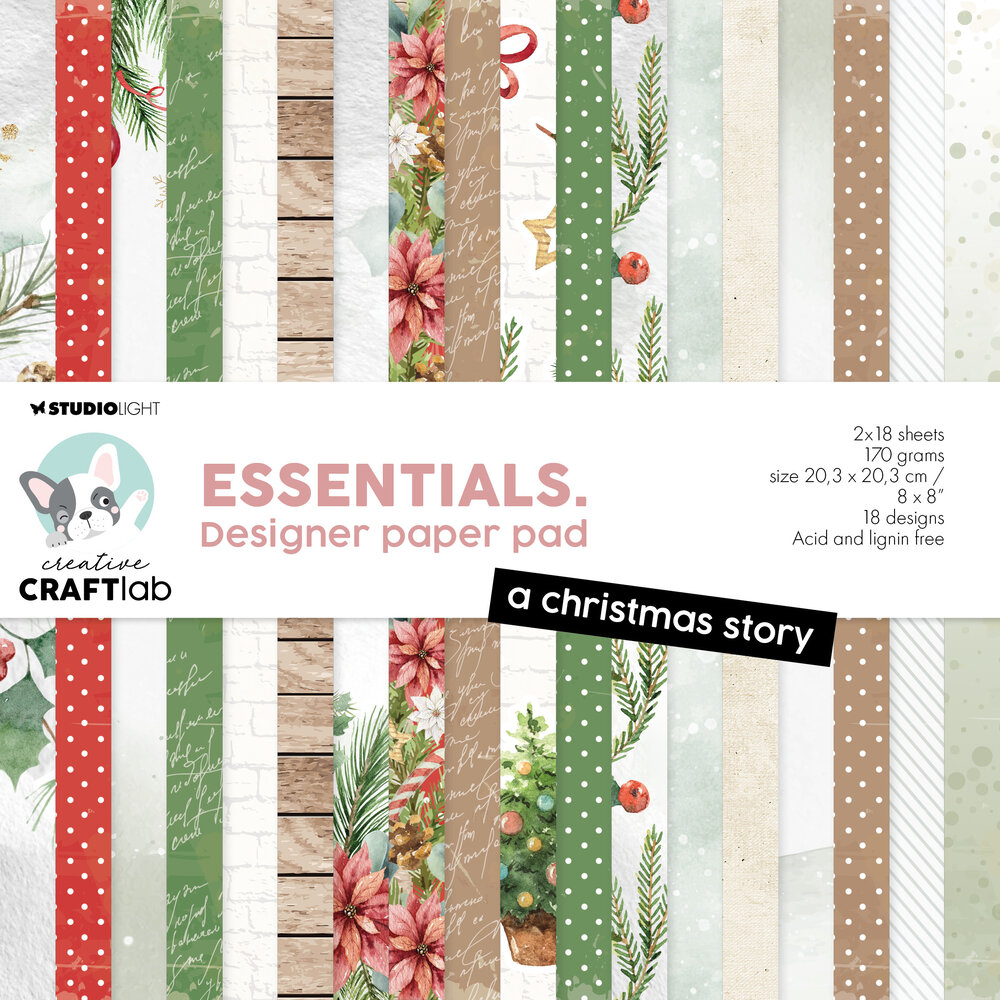 Studio Light A Christmas Story Paper Pad 20,3x20,