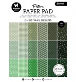 Studio Light Pattern Christmas Greens Paper Pad A