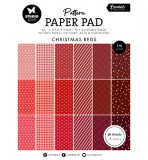 Studio Light Pattern Christmas Reds Paper Pad A