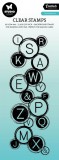 Typewriter Keys Background Essentials Clear Stamp