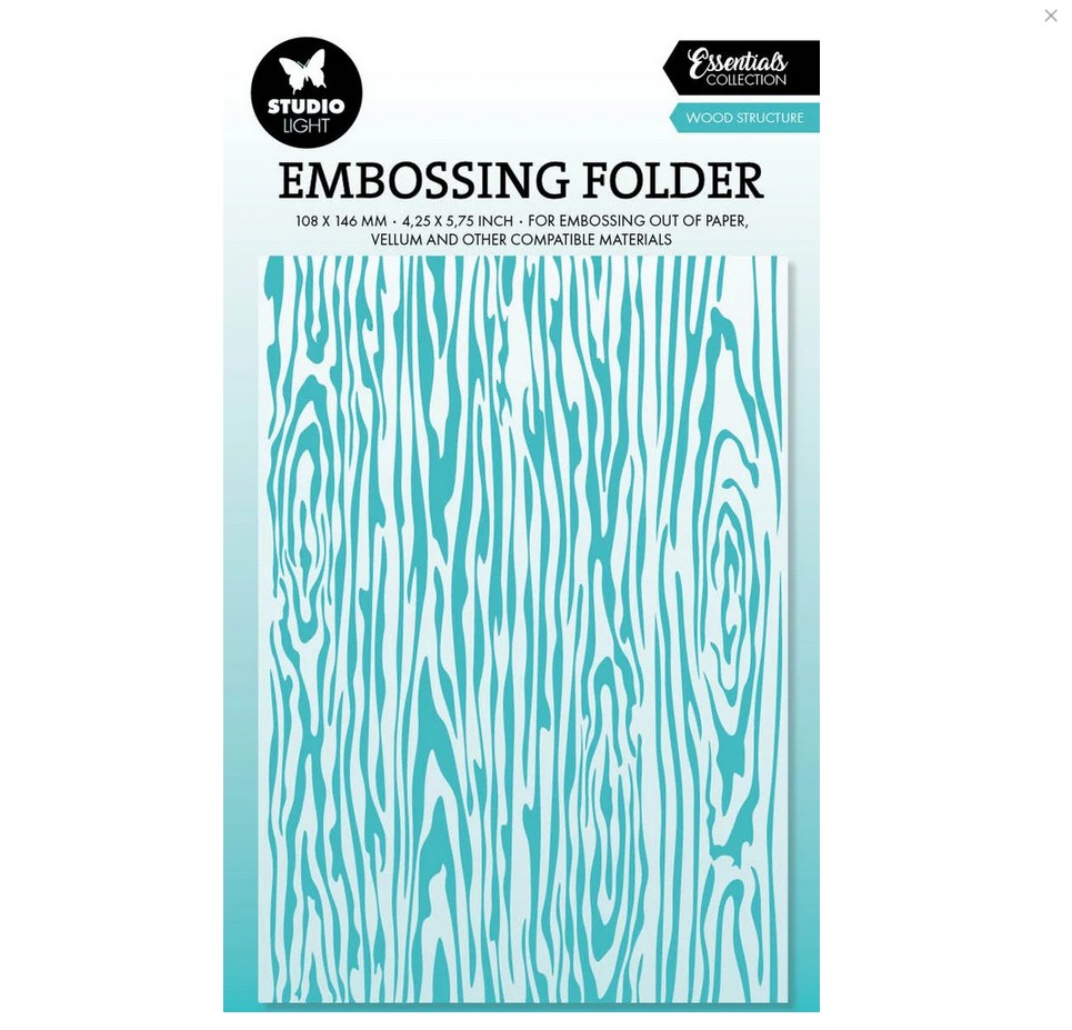 Embossing Folder - Wood Structure - von Studio Lig - zum Schließen ins Bild klicken