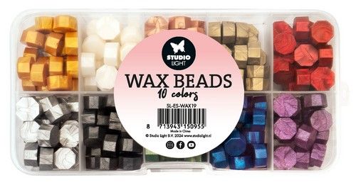 Studio Light Wax Beads metallic colors - zum Schließen ins Bild klicken