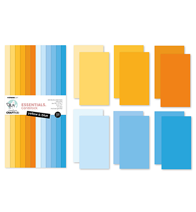 Studio Light Unicolor Paper pad Yellow & Blue - zum Schließen ins Bild klicken